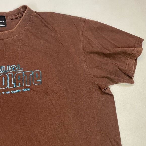 VINTAGE Minoritees Sexual Chocolate Surrender To The Dark Side T-shirt Men XL - Picture 3 of 7